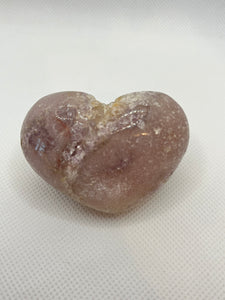Pink Amethyst Heart 16