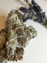 Load image into Gallery viewer, Sage and Lavender Smudge Stick