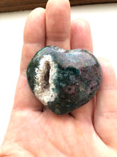 Load image into Gallery viewer, Ocean Jasper Heart - Small and Medium