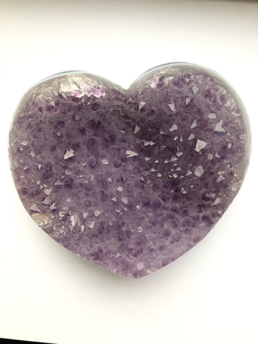 Amethyst Heart - Very Large