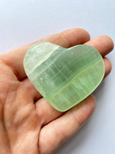Load image into Gallery viewer, Pistachio Calcite Heart