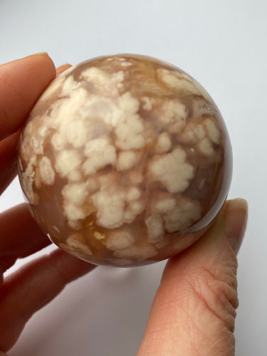 Flower Agate Sphere