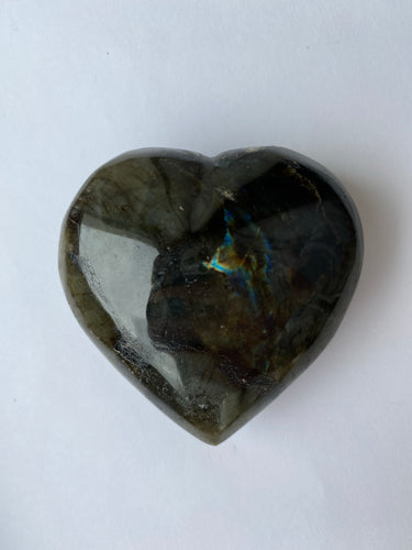 Labradorite Heart