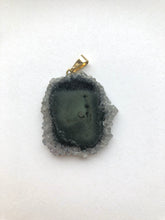 Load image into Gallery viewer, Amethyst Stalactite Slice Pendant 4