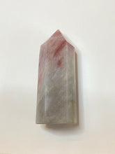 Load image into Gallery viewer, Lavender Rose Quartz Tower