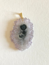 Load image into Gallery viewer, Amethyst Stalactite Slice Pendant 2