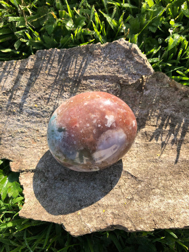 Flower Agate Palmstone