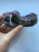 Load image into Gallery viewer, Amethyst Druzy Heart