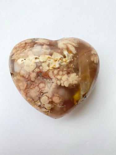 Flower Agate Heart 2